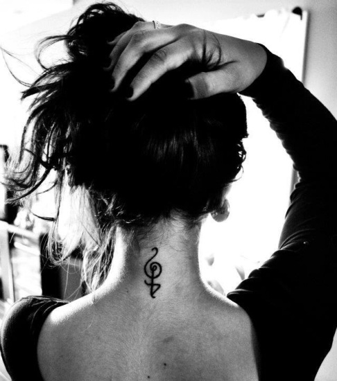 back neck tattoos