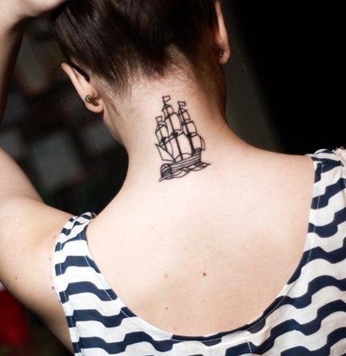 Neck Tattoos For Girls