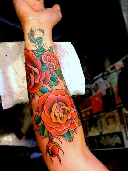 Rose Tattoo Designs 4