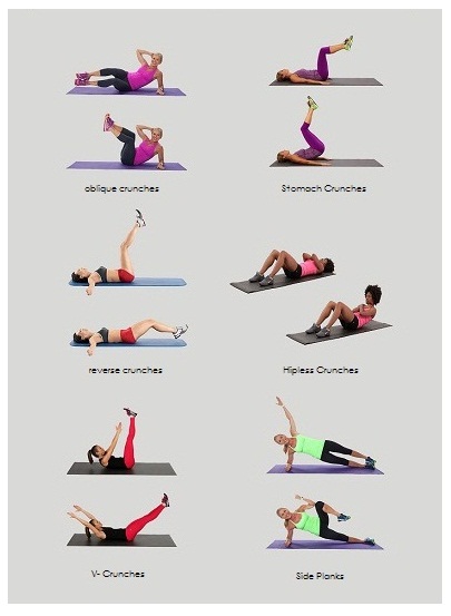 CRUNCHES FOR BELLY FAT