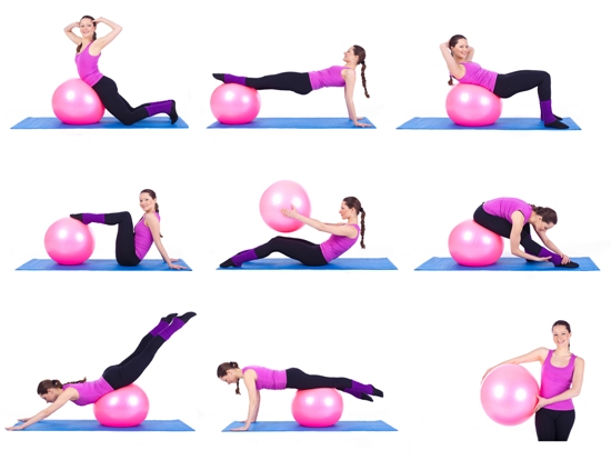 swiss ball exercises