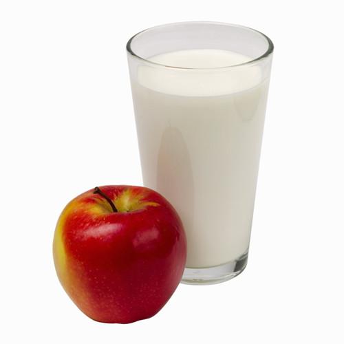 apple and milk