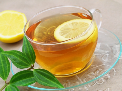 lemon and green tea