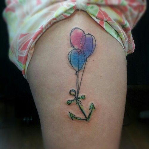 balloon tattoo