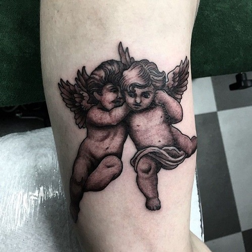 Baby Cherub Angels in Pair