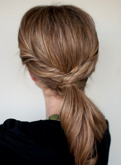 twisted ponytail