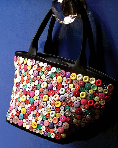 Button Bags As a Craft Idea