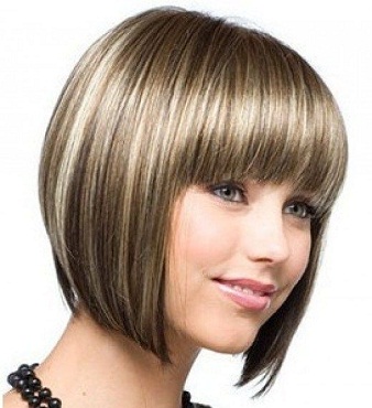 Chin Length Hair With Short Fringe Style