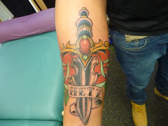 Dagger Tattoo 7