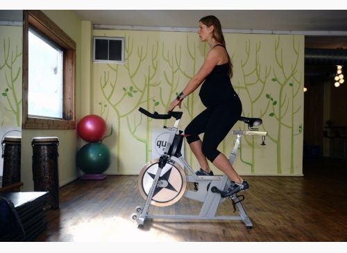 Exercises You Can Do During Third Trimester - STATIONARY BIKE WORKOUT