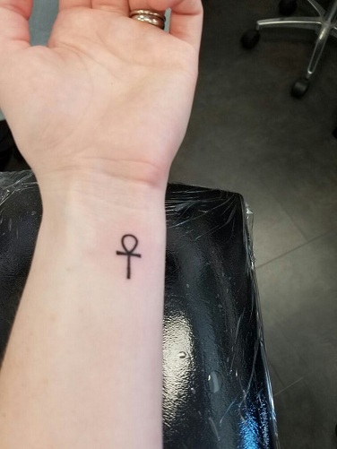 Attractive Ankh Tattoo Design