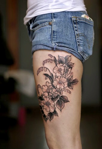 Thigh tattoos 1