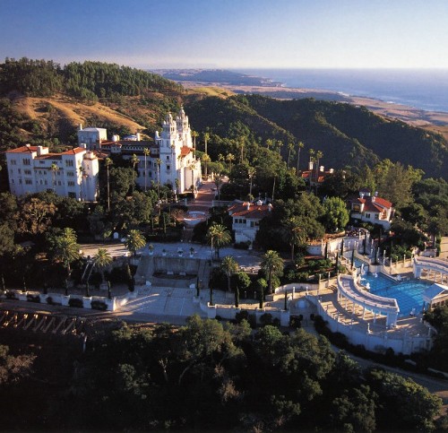 Honeymoon places in California Hearst Castle at San Simeon