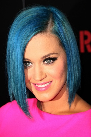 Medium blue bob