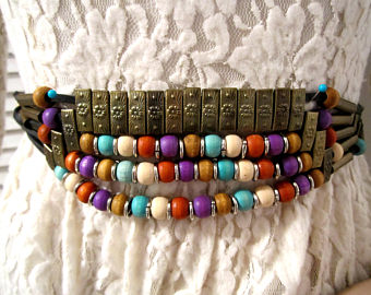 Boho Style Wide Belt