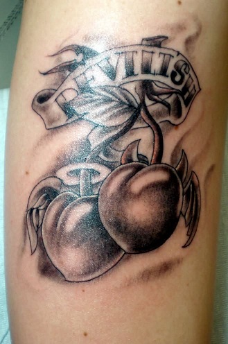 Desirable Cherry Tattoo