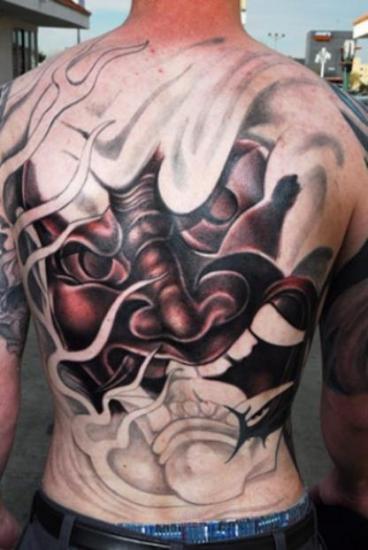 Mask Tattoo Designs 5