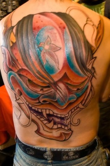 Mask Tattoo Designs 7