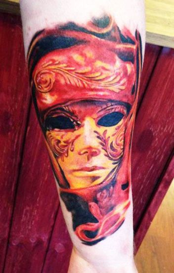 Mask Tattoo Designs 1