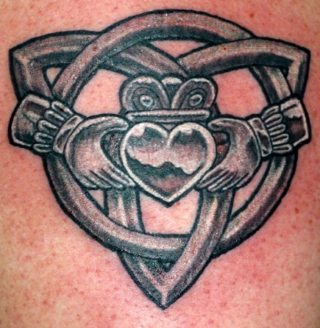 Celtic Claddagh tattoo design