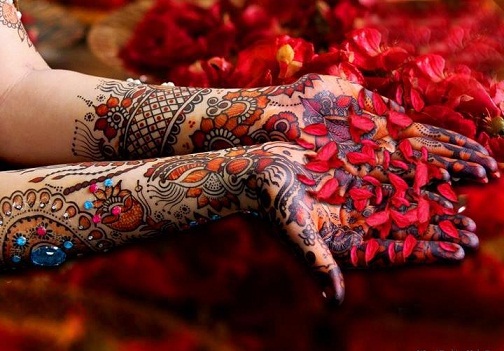 PARTY MEHNDI-Multi Coloured Mehendi DesignS