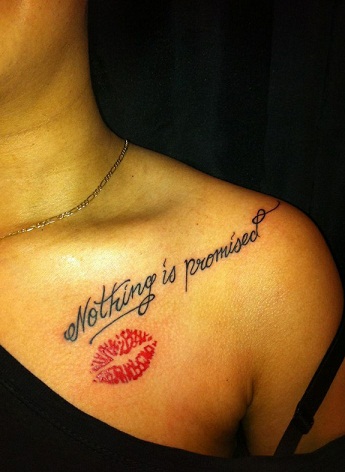 LIP TATTOOS WITH A MESSAGE