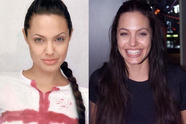 Actress Angelina Jolie without Makeup