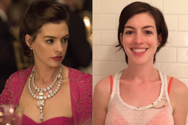 Actress Ann Jacqueline Hathway without Makeup