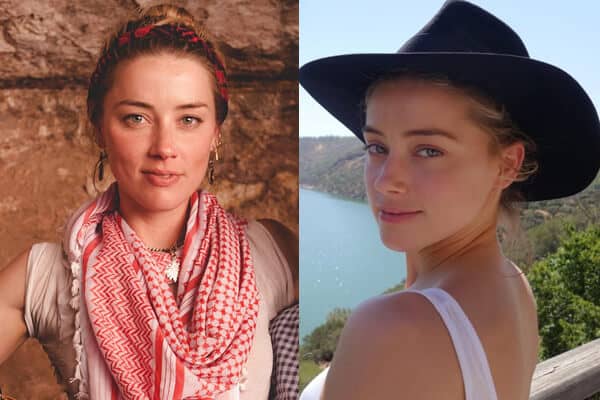 Film Star Amber Heard without Makeup