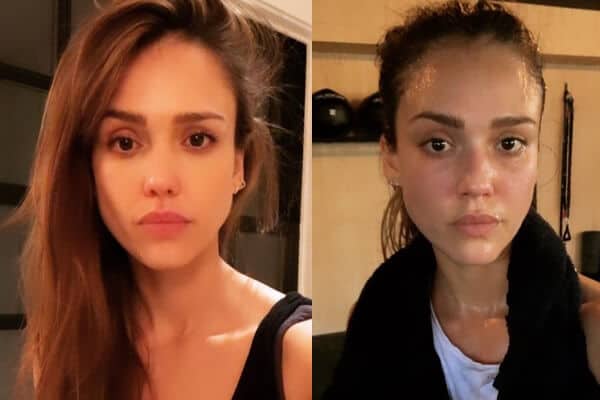 Jessica Alba without Makeup