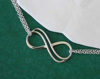 2 bridesmaid infinity anklet