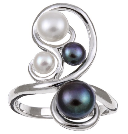 pearl-cluster-silver-ring