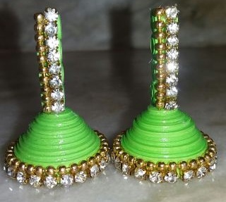 Stone Studded Jhumkas