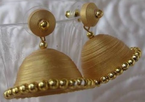 Gold Jhumkas