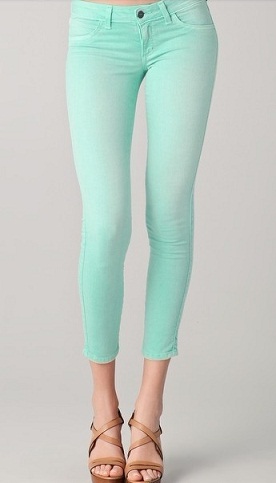 Mint Green Jeans