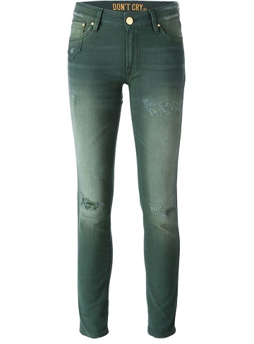 Faded Green Jeans