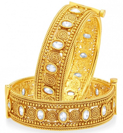 Rajasthani Gold Plated Bangle -15