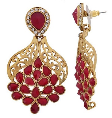 Royal drop earrings