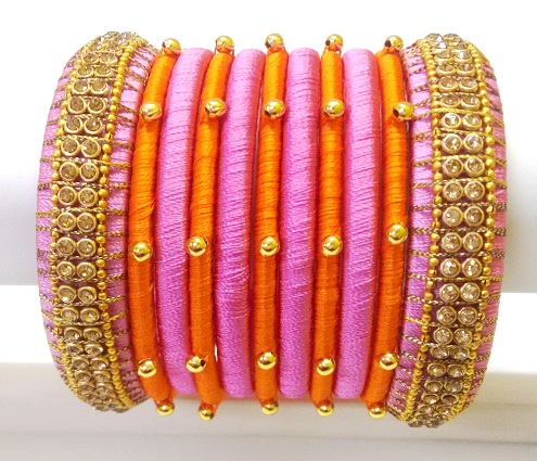 Silk Thread Bridal Bangles