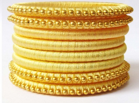 Elegant Silk Thread Bangles