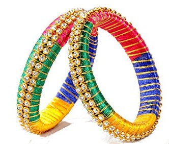 Silk Thread Bangles for Kids