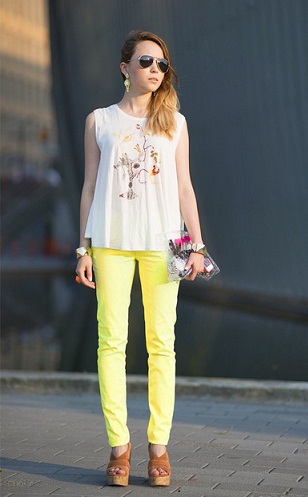 Party Wear Colored Jeans: