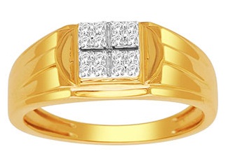 Gold Diamond Rings for Men