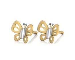 Butterfly Earring Design in 2gm