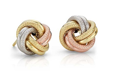 Knot Earring Design in 2gm