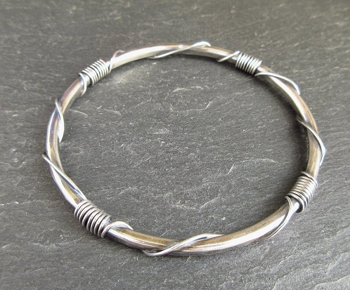 Sterling Silver Single Bangle