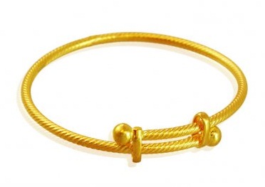 Single Stylish Gold Bangle