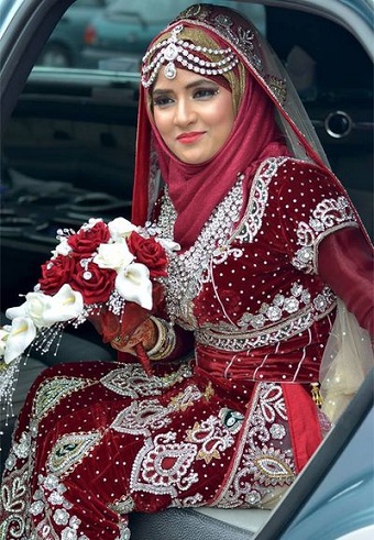 Asian Style Wedding Hijab