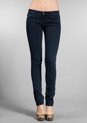 Low Rise Pencil Jeans