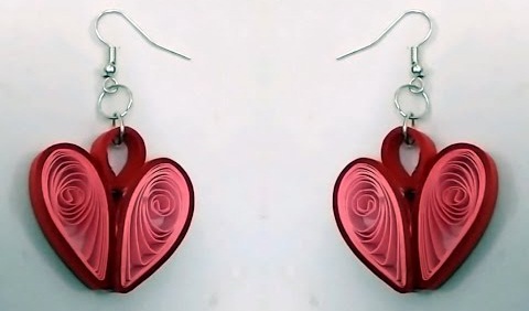 paper-quilling-earring-designs-pink-hearts-paper-quilled-earrings